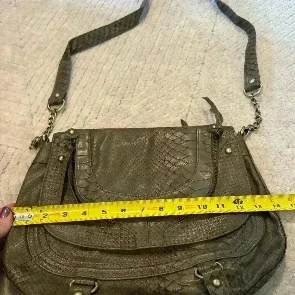 Olivia & joy crocodile pattern shoulder purse